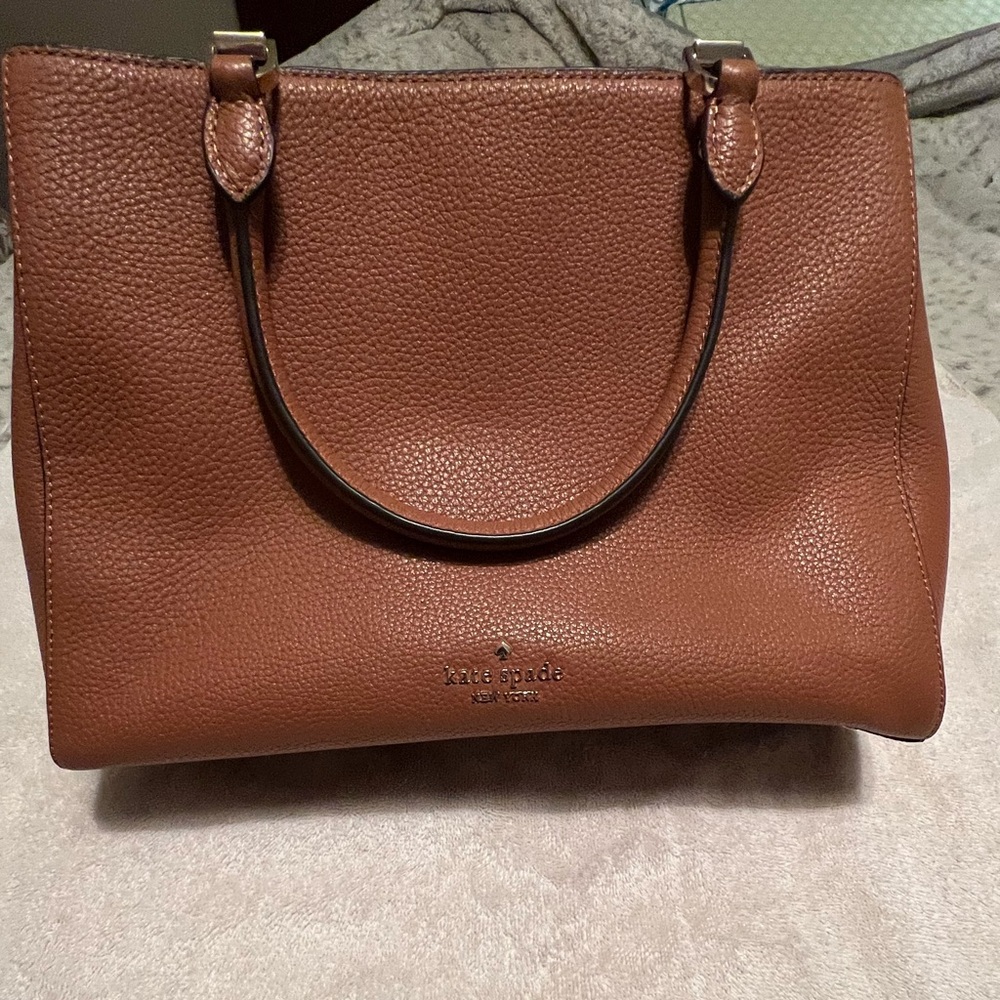 Kate Spade Leila bag in warm caramel